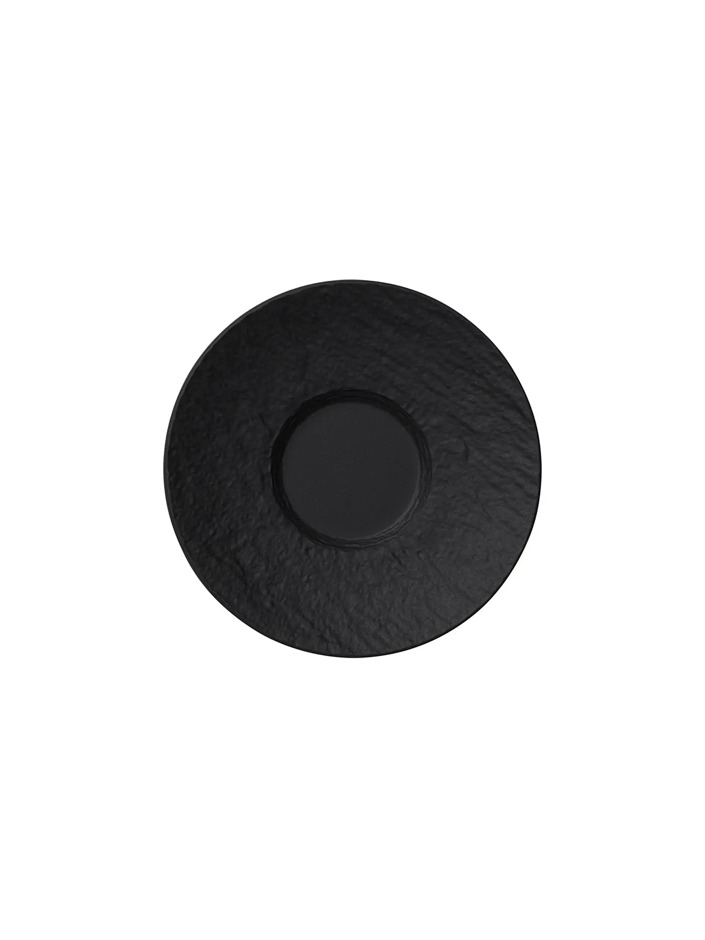 VILLEROY & BOCH | Mokka-/Espresso Untertasse "Manufacture Rock" 12cm (Schwarz) | 